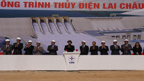 Construction of Lai Chau hydroelectric power plant launched